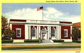 Silver Spring Post Office Georgia Avenue Silver Spring Post Office Vintage Silver