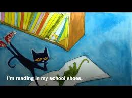 Pete The Cat Rocking In My School Shoes Youtube Pete The Cat Preschool Songs Kindergarten Music