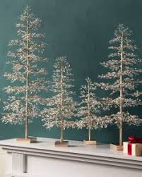 1.65' brown grapevine artificial christmas tree with clear lights. Artificial Tabletop Trees Balsam Hill
