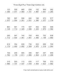 As you scroll down, you will see many worksheets for addition. 3 Digit Addition With Regrouping Google Search Subtraction Worksheets 2nd Grade Math Worksheets Math Practice Worksheets