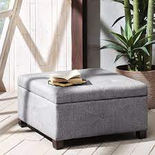 Featuring a tufted velvet body with a tempered glass top, perfect to use as a stylish ottoman or coffee table. Gray Ottomans Poufs You Ll Love In 2021 Wayfair