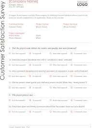 Customer Satisfaction Survey Template Customer Satisfaction Survey Template Survey Template Survey Design