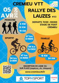 Rallye des Lauzes (32&egrave;me &eacute;dition) &agrave; Cr&eacute;mieu le dimanche 5 avril 2026 |  vetete.com