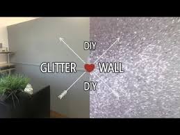 If you're decorating an interior room, you should think about picking up a good. Diy Glitter Wall Iam Nettamonroe Youtube