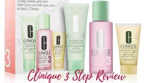 1) did you get this product for free by the company, or did you buy it yourself? Clinique 3 Step Skin Care Review Basic Skincare For Combination Oily Skin Youtube