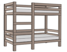 Free plans to help anyone build simple, stylish furniture at large discounts from retail furniture. 52 Awesome Diy Bunk Bed Plans Free Mymydiy Inspiring Diy Projects