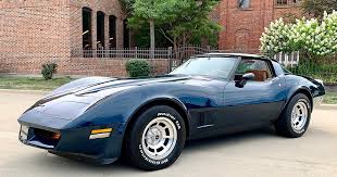 Image result for Dark Blue 1981 Corvette