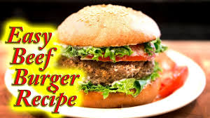 The mild chilli powder gives the meat added flavour without making it too spicy. Beef Burgers Made Easy At Home Simple Step By Step Instructions Youtube