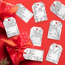 Free Christmas Gift Tags - Sarah Renae Clark - Coloring Book Artist and  Designer