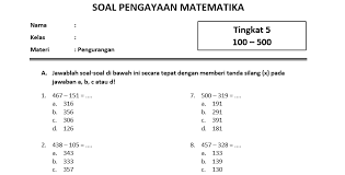 Cari tahu semua jawaban atas tts pintar level #139, permainan memecahkan kata yang populer dan menantang. Soal Pengurangan Kelas 3 Sd Level 5 100 500 Dan Kunci Jawaban Bimbel Brilian