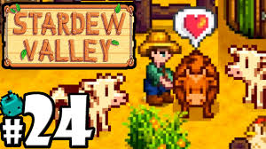 Stardew Valley Gameplay Walkthrough Part 24 Cow Milk Cheese Stable Building Secret Woods Pc Youtube