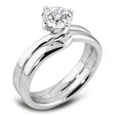 My Twist Set Stephanie Engagement Ring And Matching Wedding Ring By Samara James Wedding Rings Diamond Ring Jewelry