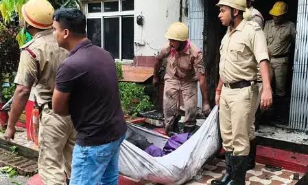 तारापीठ होटल अग्निकांड: मृतकों की संख्या बढ़कर 8 हुई, मरने वालों में पांच  एक परिवार के सदस्य | Tarapith hotel fire: Death toll rises to 8; five of the  deceased belong to