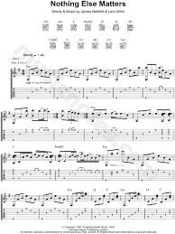 Emdc all these words i don't just say. Metallica Nothing Else Matters Guitar Tab In E Minor Download Print Guitar Sheet Music Guitar Tabs Guitar Chords For Songs