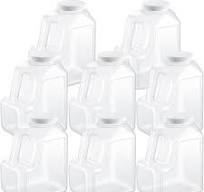 Amazon.com - Gejoy 8 Pcs 1.2 Gallon Clear Plastic Gallon Jar ...