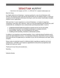 Best Aircraft Mechanic Cover Letter Examples Livecareer
