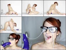 Dildo Xxx Video | Beautiful Redhead Teen Solo Facial With Dragon Dildo
