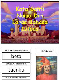 Maybe you would like to learn more about one of these? Kata Ganti Nama Laras Istana Bahasa Cina