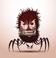 He is like a humanoid in medieval era. Vector Lustige Monster Silhouette Mit Sechs Beinen Cartoon Bild Leinwandbilder Bilder Scarey Mutante Laichen Myloview De