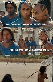 Features include a baby getting dashed against the ground till its neck breaks, a. Rickon Didn T Watch Apocalypto Imgur