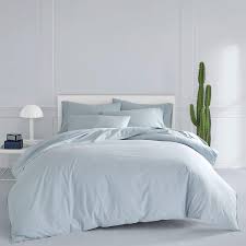 It works as well in rooms deprived of natural light as an airy light filled sunroom. Amazon Com Now House By Jonathan Adler Otto Duvet Cover Set Light Pastel Blue Home Kitchen