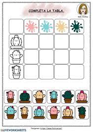 Cómo crear una actividad interactiva en power point. Tabla Doble Entrada Ficha Interactiva Ejercicios De Estimulacion Cognitiva Actividades Para Ninos Preescolar Figuras Geometricas Para Preescolar