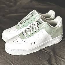 Black Air Forces With White Laces Acw Nike Air Force 1s Better With The Extra Lace Holes Custom Done By Rennie Ds Nike Nike Air Force Nike Air Force 1s