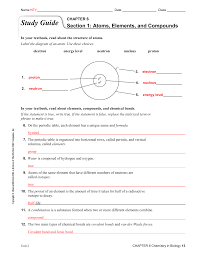 Explain the relationship between the periodic table and electrons. Chapter 3 Study Guide Key