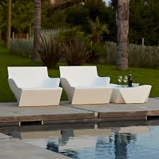 By costway (7) nautical white stackable plastic outdoor patio chaise lounge. Slide Kami San Plastic Lounge Chair Outdoor Patio Furniture Ultra Modern