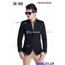 Polos lengan panjang pendek terbaru 2020. Blazer Pria Warna Hitam Polos Kerah Shanghai Model Terbaru Harga Murah Di Jogja Tribunjualbeli Com