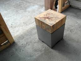 Betonmobel Hocker Holz Tamarinde Hocker Holz Hocker Selbermachen Beton