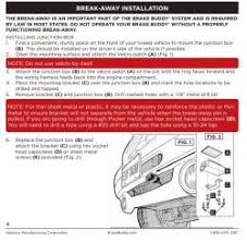 How To Install Break Away For Brake Buddy Braking System Etrailer Com