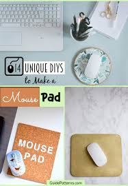 Gift guides for her for him. 14 Unique Diys To Make A Mouse Pad Guide Patterns
