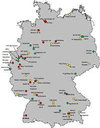 Places, streets and buildings photo from satellite. Map Die Bundesliga Uk