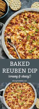 Reuben Dip Easy Baked Appetizer Like A Deconstructed Reuben Sandwich Recipe Hot Appetizers Reuben Dip Recipe Reuben Dip