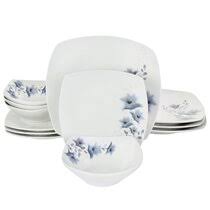 This collection includes 8 plates and a silver metal caddy. Wayfair Floral Dinnerware Sets You Ll Love In 2021