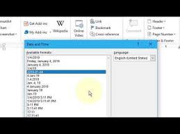 How To Insert Auto Update Time In Ms Word Youtube Ms Word Words Science And Technology