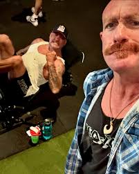 Solid session with this bloody legend!! @hemodragon36 Proud to call him a  mate! This guy gives everything to family life, work and gym. Looking  forward to many more hours of weights and