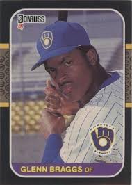 Glenn Braggs 1987 Donruss Opening Day #52 Milwaukee Brewers Baseball Card