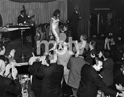 Aretha Franklin walking off stage to a standing ovation (Dave Wynshaw and Fred  Salem at bottom right)circa 1960s** I.V.M.