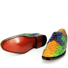 Imprimé à peau de serpent. Prix Chaude Sipriks Marque De Luxe Hommes Reel Peau De Serpent Robe Chaussures Italien Personnalise Vert Or Bleu Chaussures En Cuir Semelle Chaussures De Fete De Mariage 2020 March 2021