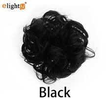 3.8 out of 5 stars. Human Hair Bun Wavy Curly Messy Hair Extensions Chignons Hair Piece Wig Comfort Fit Hairpiece Elighty Hai