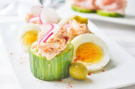 Gefullte Gurke Rezept Rezept Kalte Vorspeisen Rezepte Vorspeise