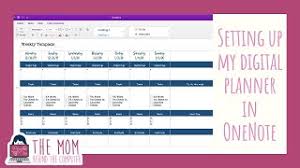 I'll sync up to onenote or my paper weekly (whichever i'm. Digital Planner In Onenote Setting Up January Youtube