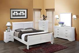 White high gloss finish queen bedroom set 3pcs modern global from white full size bedroom set , image source: White Full Size Sleigh Bedroom Set My Furniture Place