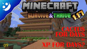 Any mob chunk can be cooked into a generic mob chunk, then upgraded with inferium. Minecraft Lets Play 1 17 Survive Thrive Ep 9 Cactus Farm Exp Farm Youtube