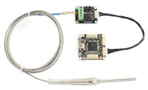 The pt100 sensor is just like a variable resistor, whose resistance varies with respect to the environment temperature. Doc Tinkerforge