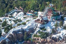 Aerial Photos Of Summit Plummet Slide Replacement During Annual Blizzard Beach Refurbishment