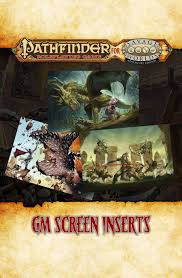 Pathfinder® for Savage Worlds GM Screen Inserts - Pinnacle Entertainment |  Savage Worlds Adventure Edition | Pathfinder for Savage Worlds |  DriveThruRPG.com