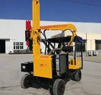 HENGXING CE HX26D Hydraulic Wheel Load Guardrail Pile Driver